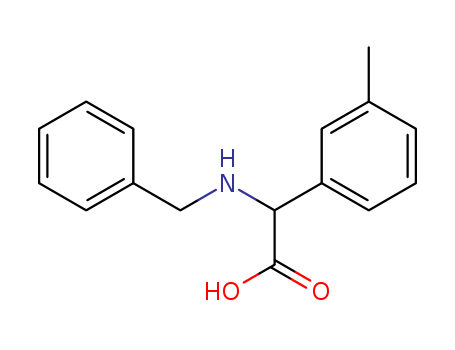 Benzeneacetic acid,3-methyl-a-[(phenylmethyl)amino]-