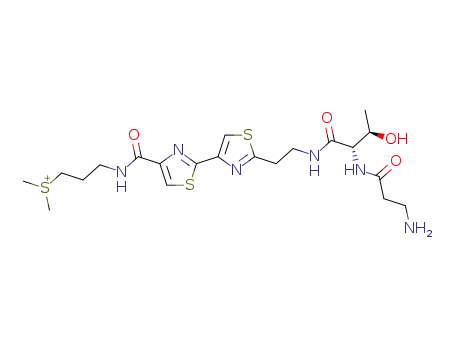 {3-[(2'-{2-[(2S,3R)-2-(3-Amino-propionylamino)-3-hydroxy-butyrylamino]-ethyl}-[2,4']bithiazolyl-4-carbonyl)-amino]-propyl}-dimethyl-sulfonium