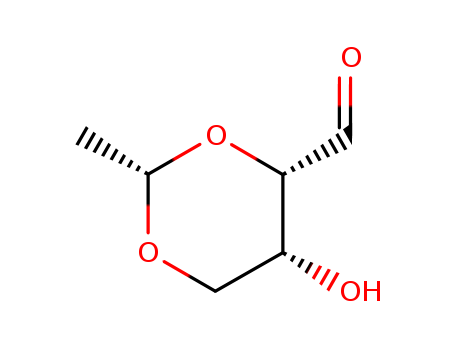 1,3-DIOXANE-4-CARBOXALDEHYDE,5-HYDROXY-2-METHYL-,(2S,4S,5R)-