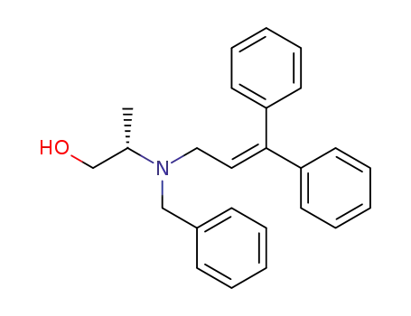 Molecular Structure of 221876-44-4 ((S)-(+)-2-[N-Benzyl-N-(3,3-diphenyl-2-propen-1-yl)]amino-1-propanol)