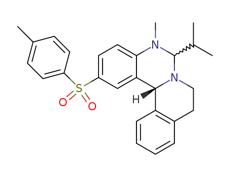 1-[5'-toluenesulfonyl-2'-(methylamino)phenyl]-1,2,3,4-tetrahydroisoquinoline isobutylidene aminal