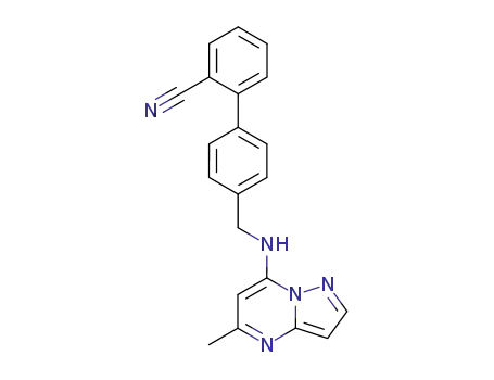 4'-<(5-methylpyrazolo<1,5-a>pyrimidin-7-yl)aminomethyl>biphenyl-2-carbonitrile