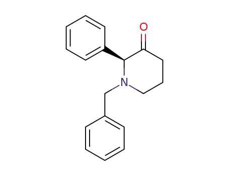 Molecular Structure of 271588-24-0 ((2S)-1-benzyl-2-phenylpiperidin-3-one)
