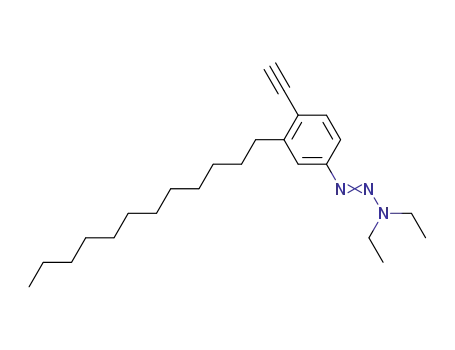 1-(diethyltriazyl)-3-dodecyl-4-ethynylbenzene