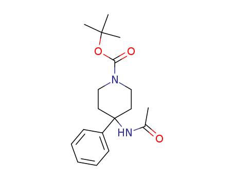 4-(Acetylamino)-4-phenyl-1-piperidinecarboxylic acid tert-butyl ester
