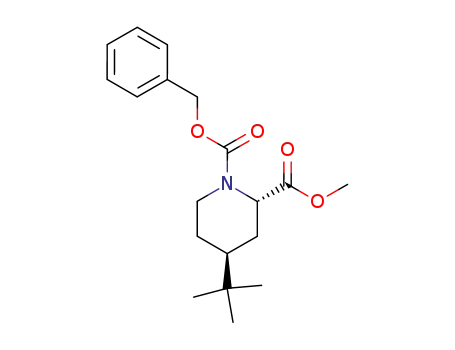 (2S,4S)-trans-4-(tert-butyl)-1,2-piperidinedicarboxylic acid 2-methyl 1-(phenylmethyl) diester