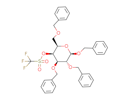 벤질 2,3,6-트리-O-벤질-4-O-트리플루오로메탄술포닐-β-D-갈락토피라노시드