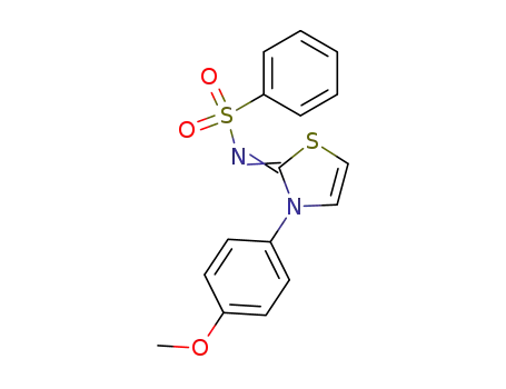 N-[2,3-dihydro-3-(4-methoxyphenyl)-2-thiazolylidene]phenylsulfonamide