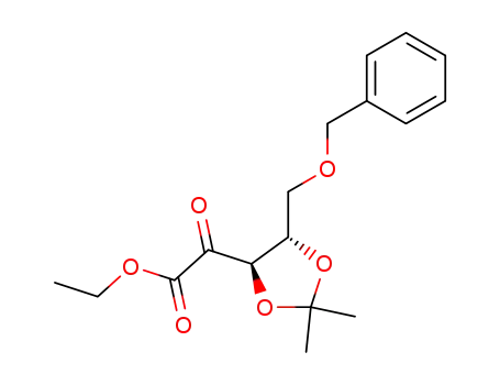 ethyl (3R,4S)-5-benzyloxy-4,5-(dimethylmethylenedioxy)-2-oxopentanoate