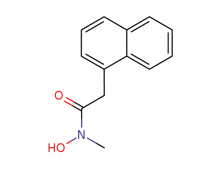 Molecular Structure of 143217-19-0 (1-Naphthaleneacetamide, N-hydroxy-N-methyl-)