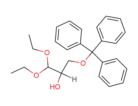 Molecular Structure of 81429-51-8 (Glycerinaldehyd-diethylacetal-3-triphenylmethylether)