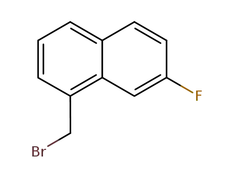Molecular Structure of 70631-50-4 (1-Bromomethyl-7-fluoro-naphthalene)