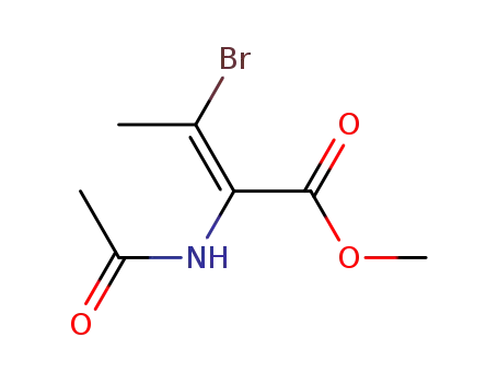 Molecular Structure of 188656-15-7 (METHYL-(2E)-2-ACETYLAMINO-3-BROMO-2-BUTENOATE)