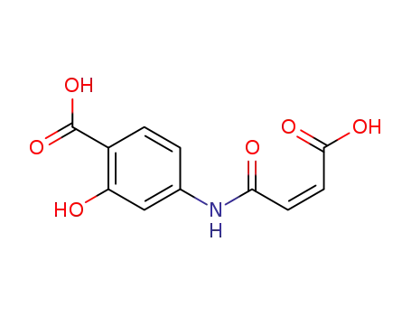 4-[[(Z)-3-carboxyprop-2-enoyl]amino]-2-hydroxybenzoic acid