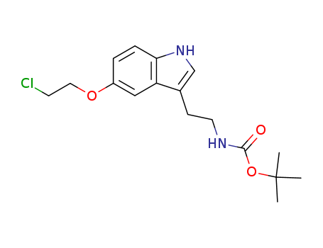 Carbamic acid, [2-[5-(2-chloroethoxy)-1H-indol-3-yl]ethyl]-, 1,1-dimethylethyl ester