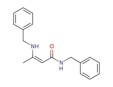 (Z)-N-benzyl-3-(benzylamino)but-2-enamide