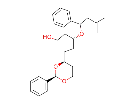 (R)-3-(3-Methyl-1-phenyl-but-3-enyloxy)-5-((2R,4S)-2-phenyl-[1,3]dioxan-4-yl)-pentan-1-ol