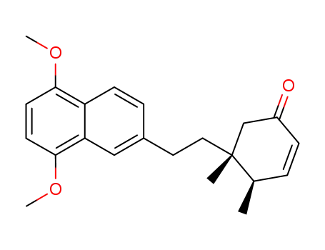 (4R,5R)-5-[2-(5,8-Dimethoxy-naphthalen-2-yl)-ethyl]-4,5-dimethyl-cyclohex-2-enone