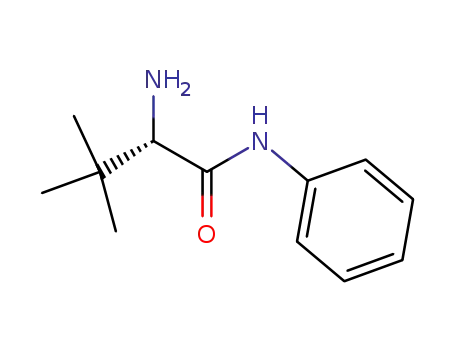 Molecular Structure of 171764-05-9 (Butanamide, 2-amino-3,3-dimethyl-N-phenyl-, (2S)-)