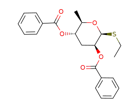 ethyl 2,4-di-O-benzoyl-3,6-dideoxy-1-thio-β-D-arabino-hexopyranoside