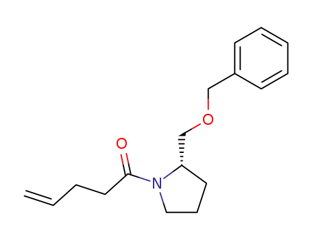 N-Pent-4-enoyl-(S)-2-<(benzyloxy)methyl>pyrrolidine