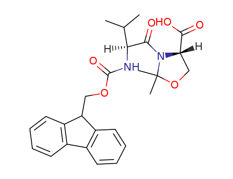 (S)-3-((S)-2-((((9H-fluoren-9-yl)methoxy)carbonyl)amino)-3-methylbutanoyl)-2,2-dimethyloxazolidine-4-carboxylic acid