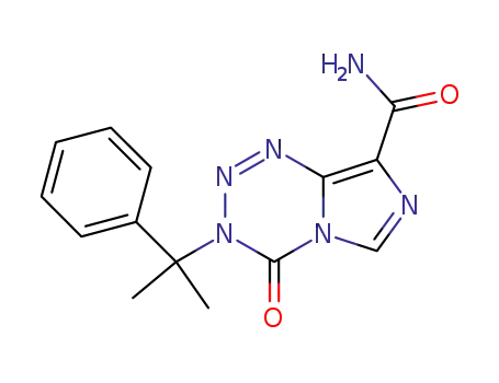 3-(1-phenyl-1methylethyl)-4-oxo-3,4-dihydroimidazo[5,1-d][1,2,3,5]tetrazine-8-carboxamide
