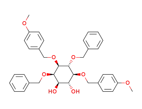 1D-2,6-di-O-benzyl-1,5-di-O-p-methoxybenzyl-myo-inositol