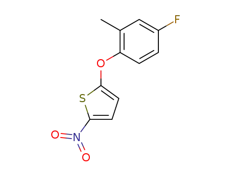 2-(4-Fluoro-2-methyl-phenoxy)-5-nitro-thiophene