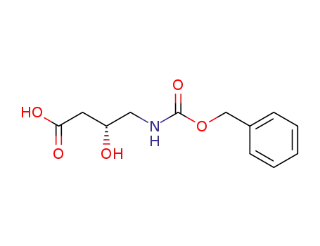 Molecular Structure of 80503-94-2 (Butanoic acid, 3-hydroxy-4-[[(phenylmethoxy)carbonyl]amino]-, (3R)-)