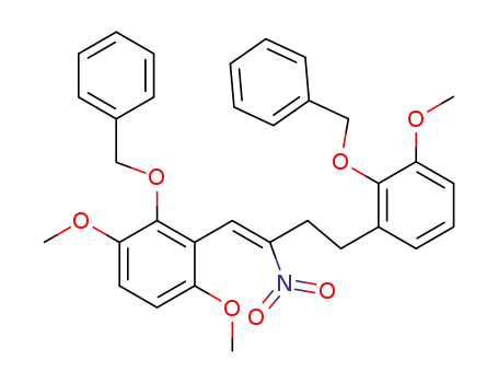 2-Benzyloxy-3-[(Z)-4-(2-benzyloxy-3-methoxy-phenyl)-2-nitro-but-1-enyl]-1,4-dimethoxy-benzene