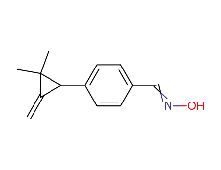 4-(2,2-dimethyl-3-methylene-cyclopropyl)-benzaldehyde oxime