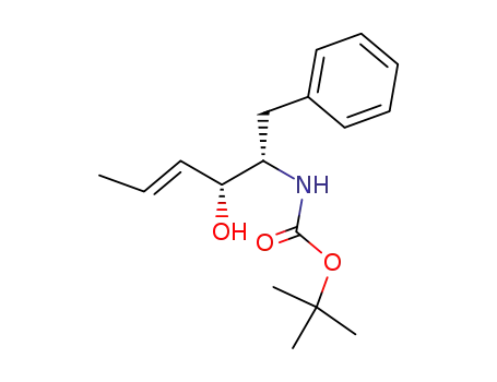 (4R,5S)-5-[N-(tert-butyloxycarbonyl)amino]-4-hydroxy-6-phenyl-2-hexene