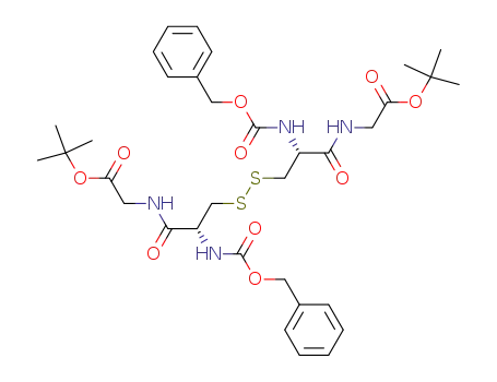 {(R)-2-Benzyloxycarbonylamino-3-[(R)-2-benzyloxycarbonylamino-2-(tert-butoxycarbonylmethyl-carbamoyl)-ethyldisulfanyl]-propionylamino}-acetic acid tert-butyl ester