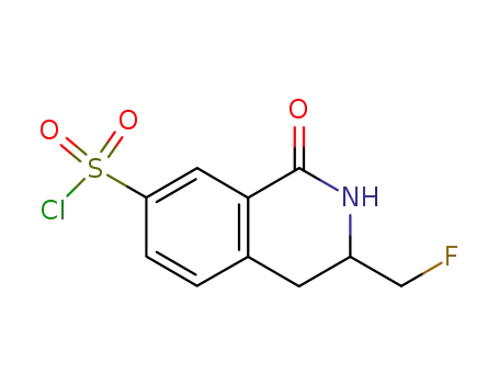3-(플루오로메틸)-1-OXO-1,2,3,4-테트라히드로이소퀴놀린-7-설포닐 클로라이드