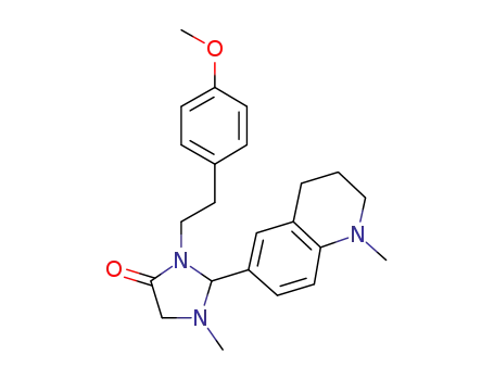 3-(4-methoxyphenethyl)-1-methyl-2-(1-methyl-1,2,3,4-tetrahydroquinolin-6-yl)imidazolidin-4-one