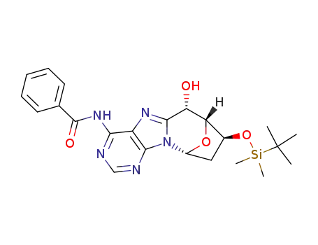 (5?'S)-N<sup>6</sup>-benzoyl-3?'-O-(tert-butyldimethylsilyl)-5?',8-cyclo-2?'-deoxyadenosine