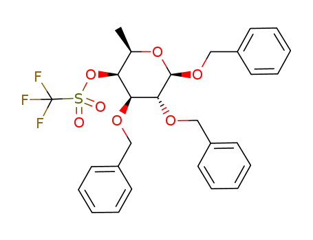 Trifluoro-methanesulfonic acid (2R,3S,4R,5R,6R)-4,5,6-tris-benzyloxy-2-methyl-tetrahydro-pyran-3-yl ester