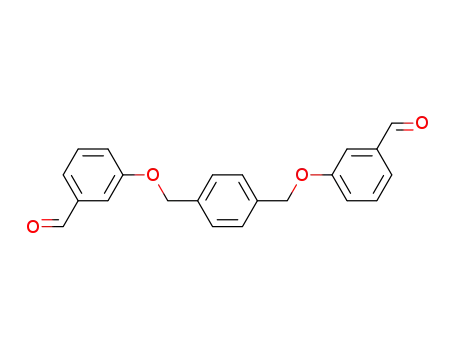 Molecular Structure of 138117-09-6 (1,4-Bis(3-formylphenoxy)xylene)