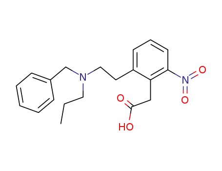 2-nitro-6-<2-(N-benzyl-N-propylamino)ethyl>phenylacetic acid
