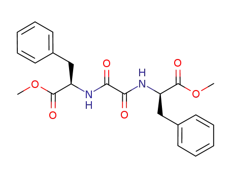 Molecular Structure of 1130067-13-8 ((R)-2-[((R)-1-methoxycarbonyl-2-phenyl-ethylaminooxalyl)-amino]-3-phenyl-propionic acid methyl ester)