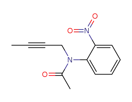 Molecular Structure of 198839-52-0 (N-But-2-ynyl-N-(2-nitro-phenyl)-acetamide)