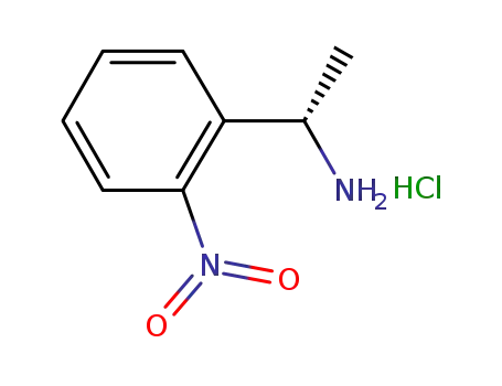 Molecular Structure of 1113041-80-7 ((S)-1-(2-nitrophenyl)ethanamine (Hydrochloride))