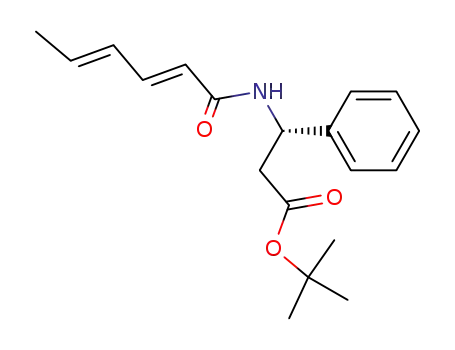 (S)-3-((2E,4E)-Hexa-2,4-dienoylamino)-3-phenyl-propionic acid tert-butyl ester