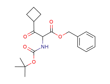 benzyl 2-tert-butoxycarbonylamino-3-cyclobutyl-3-oxopropionate