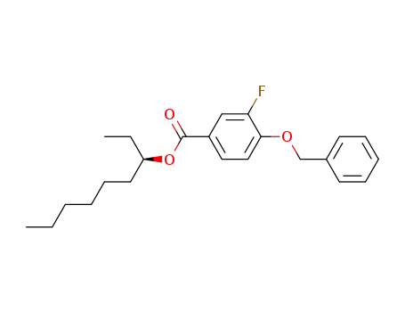 4-Benzyloxy-3-fluoro-benzoic acid (R)-1-ethyl-heptyl ester