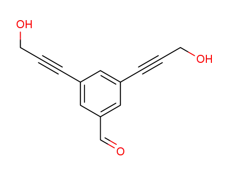 3,5-bis(3-hydroxyprop-1-ynyl)benzaldehyde