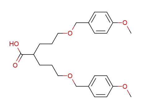 5-(4-methoxybenzyloxy)-2-[3-(4-methoxybenzyloxy)-1-propyl]pentanoic acid