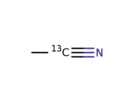 Molecular Structure of 31432-55-0 (ACETONITRILE-2-13C)