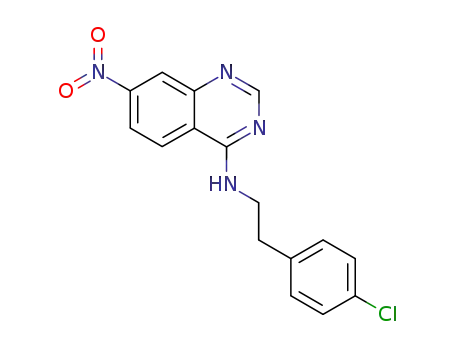 4-Quinazolinamine, N-[2-(4-chlorophenyl)ethyl]-7-nitro-